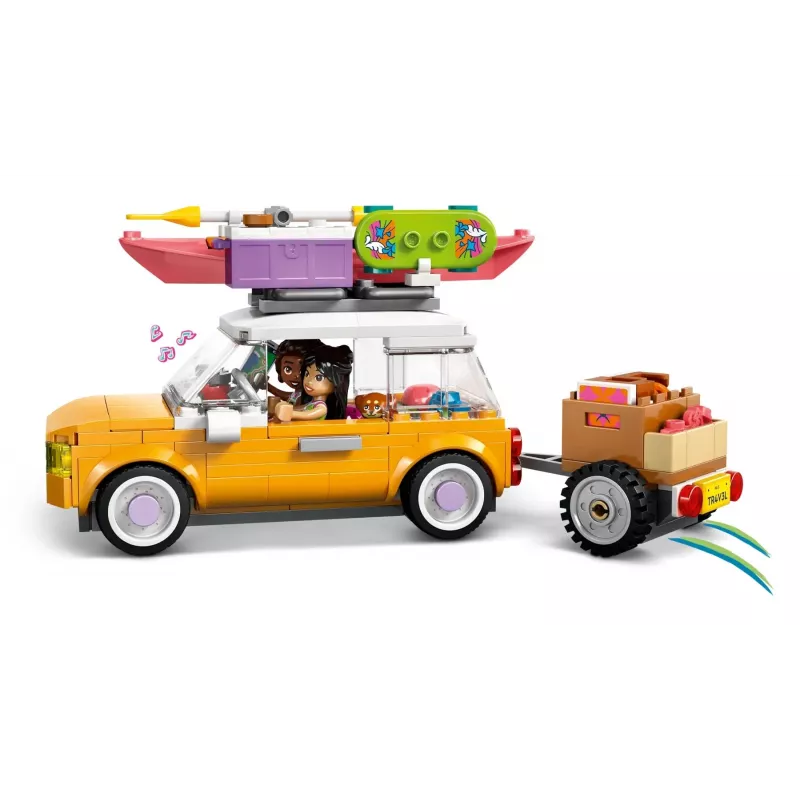Zestaw konstrukcyjny LEGO Friends 42659 Przygoda w podróży z przyjaciółmi, 220 elementów, 2 minifigurki, wiek 6+