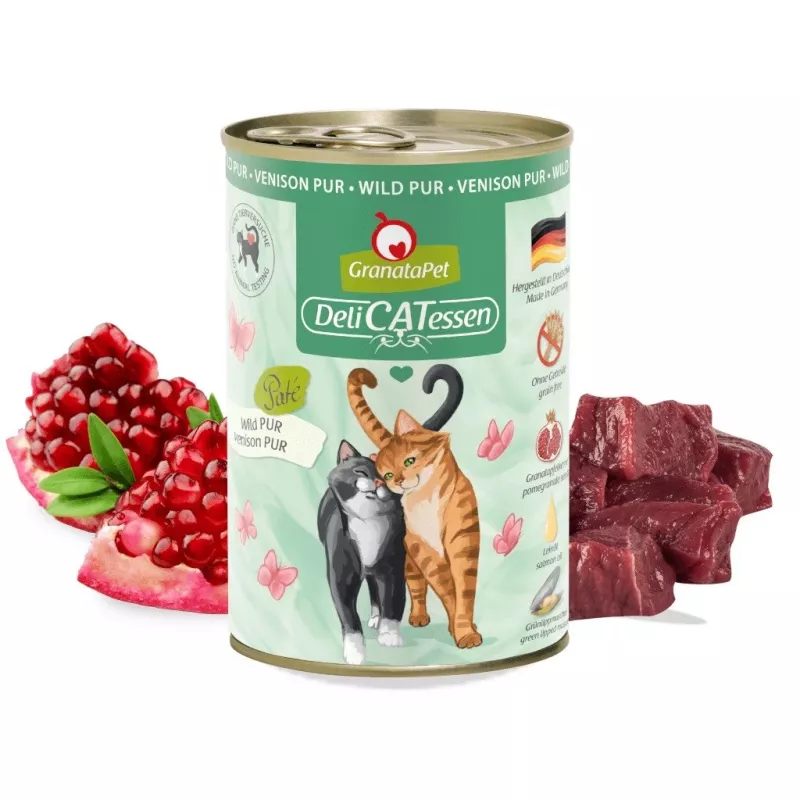 GRANATAPET DeliCATessen Dziczyzna - mokra karma dla kota - 400g
