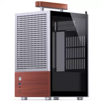 Obudowa PC Jonsbo T6, Mini-Tower, Mini-ITX, srebrna
