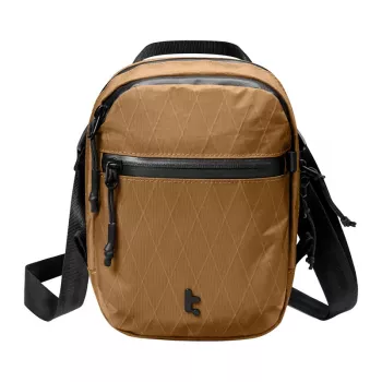 Torba podróżna Tomtoc Aviator-T37 z paskiem na ramię, tkanina X-Pac, brązowa