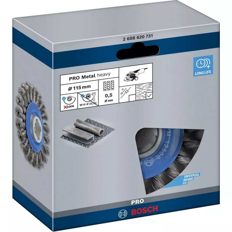 Bosch 2 608 620 731 przystawka do szlifierki kątowej Szczotka druciana