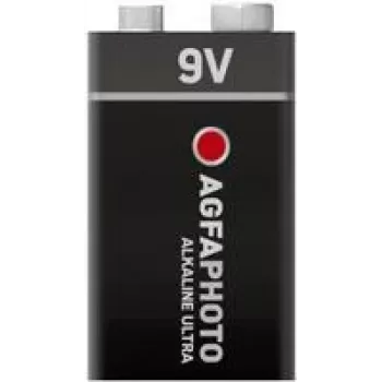 AgfaPhoto Ultra 6LR61 9 V bateria blokowa alkaliczno-manganowa 9 V 1 szt. (110-851808)