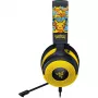 Zestaw słuchawkowy Razer Kraken V4 X Pokemon — przewodowy USB-C/USB-A, nauszny, 20–20000 Hz, kabel 1,8 m, 310 g, czarny/żółty