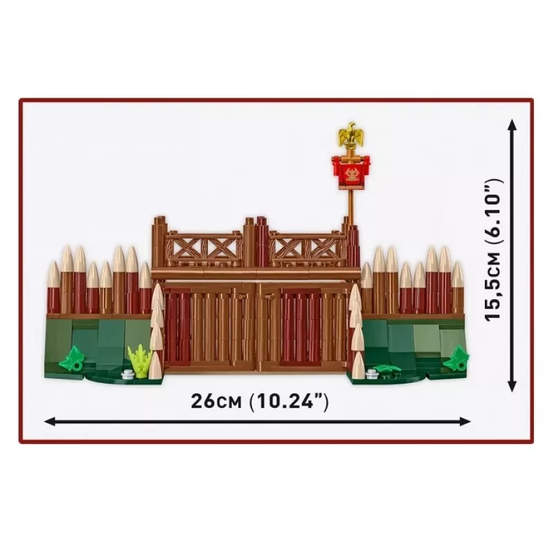 Cobi zestaw klocków Imperium Romanum — Brama Obozu Rzymskiego, 591 elementów