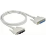 Kabel szeregowy DeLOCK 83205 beżowy 1 m D-Sub 25 pin