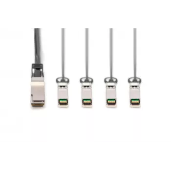 Kabel Direct Attach Digitus 40G QSFP+ do 4xSFP+ 1m