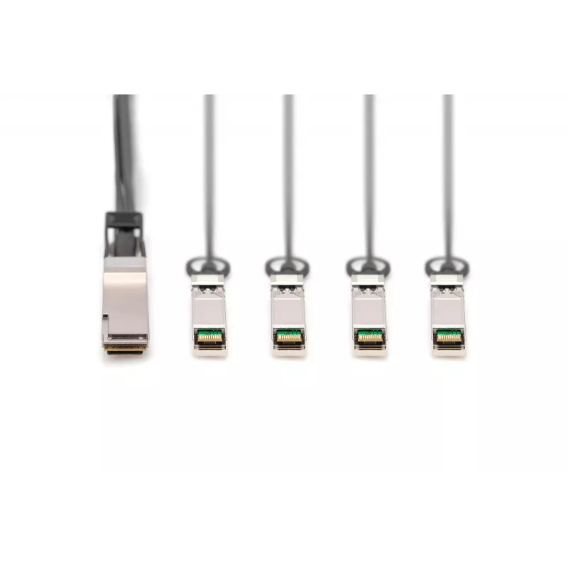 Kabel Direct Attach Digitus 40G QSFP+ do 4xSFP+ 1m