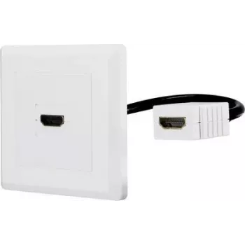 Renkforce RF-4538136 Adapter HDMI [1x gniazdo HDMI - 1x gniazdo HDMI] Biały Pozłacane styki - Adapter - Cyfrowy/Wyświetlacz/Wideo