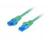 LANBERG PATCHCORD S/FTP CAT.6A 0.5M GREEN LSZH