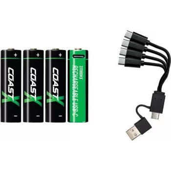 Coast Products 1x4 Coast Zithion-X Mignon AA Battery USB-C Ladeanschl - Bateria (100047534)