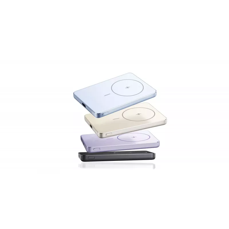 Xiaomi Super cienki Magnetic Power Bank 5000 | 5000 mAh | Niebieski