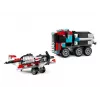 Zestaw LEGO Creator 2-w-1 Ciężarówka z platformą i śmigłowiec 31146, konwertowalna konstrukcja dla dzieci