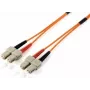 Equip SC/SC światłowodowy kabel krosowy, OS2, 15m, 15 m, OS2, 2x SC, 2x SC