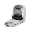 Plecak XDDESIGN Bobby Edge antykradzieżowy biały — 17 l, mieści laptopa 16 cali, wodoodporny, 1,1 kg