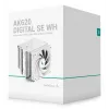 Chłodzenie powietrzne DeepCool AK620 Digital SE biały — dwa wentylatory 120 mm, 6 ciepłowodów, PWM, obsługa LGA 1700, wbudowany wyświetlacz
