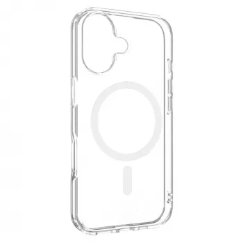 etui MagSafe FIXED MagPure do Apple iPhone 17 — przezroczysta, kompatybilna z MagSafe powłoka ochronna