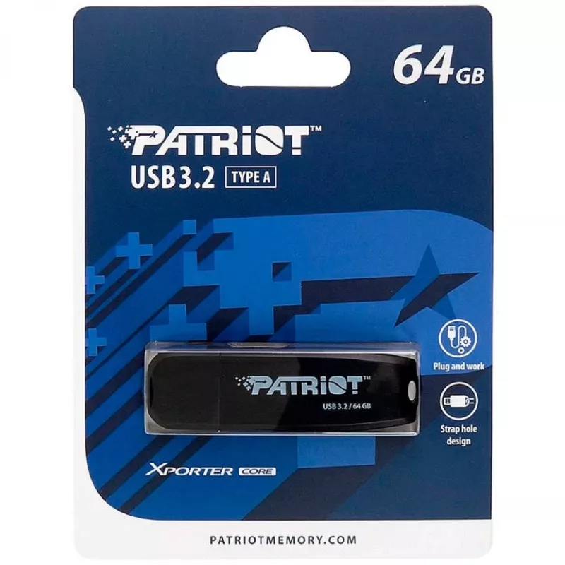 Pendrive USB Patriot Memory 64 GB USB Type-A 3.2 Gen 1 Xporter Core