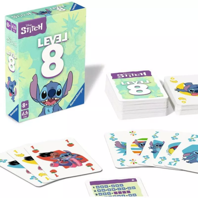 Disney Stitch Level 8, gra karciana