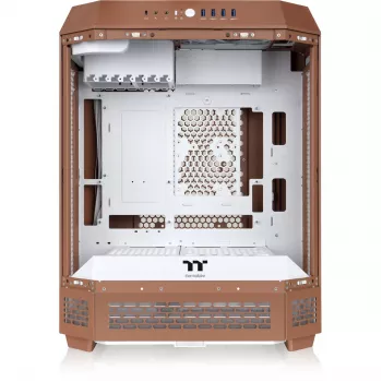 Obudowa PC Thermaltake The Tower 600 Midi Tower Mocha — ATX/Micro-ATX/Mini-ITX, szkło hartowane, 1x3,5 cala + 2x2,5 cala, 4x USB 3.2