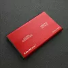 Obudowa HDD/SSD QOLTEC 51860 na dyski 2,5 cala SATA III, USB Type-A, 5 Gbit/s, aluminium, czerwona