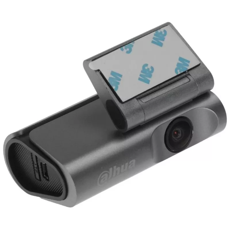 Dashcam DAHUA M3PRO 2K Ultra HD, CMOS, H.265, MicroSD do 128 GB, USB-C, DC, Czarny