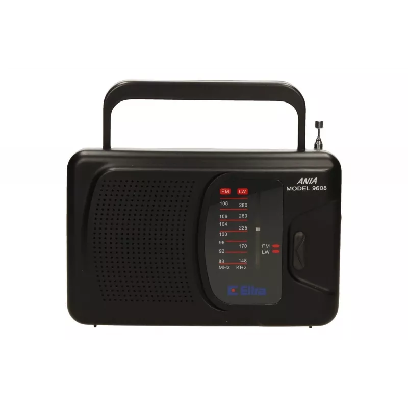Radio zasilane sieciowo i bateryjnie FM, LW Eltra Ania