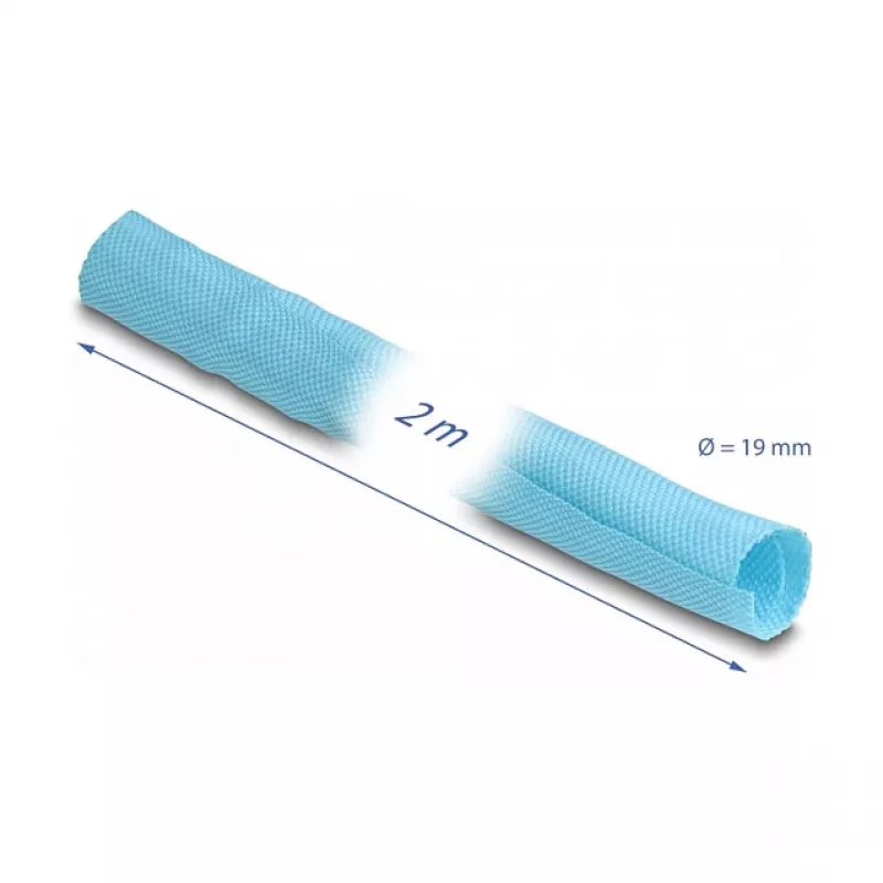 Osłona kablowa DeLOCK 20878 Niebieska 2 cm Poliester -50 do 150 °C