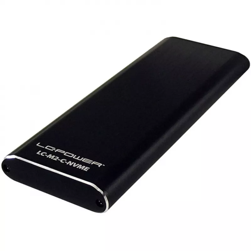Obudowa SSD LC-Power LC-M2-C-NVME Czarna M.2