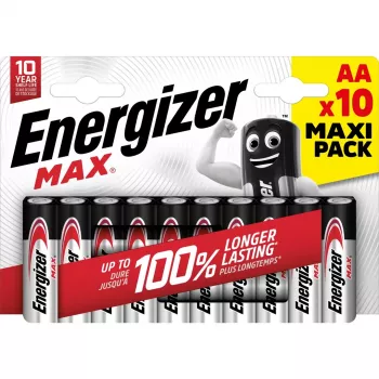 Energizer Batteries Max AA LR6 10 szt. Eco