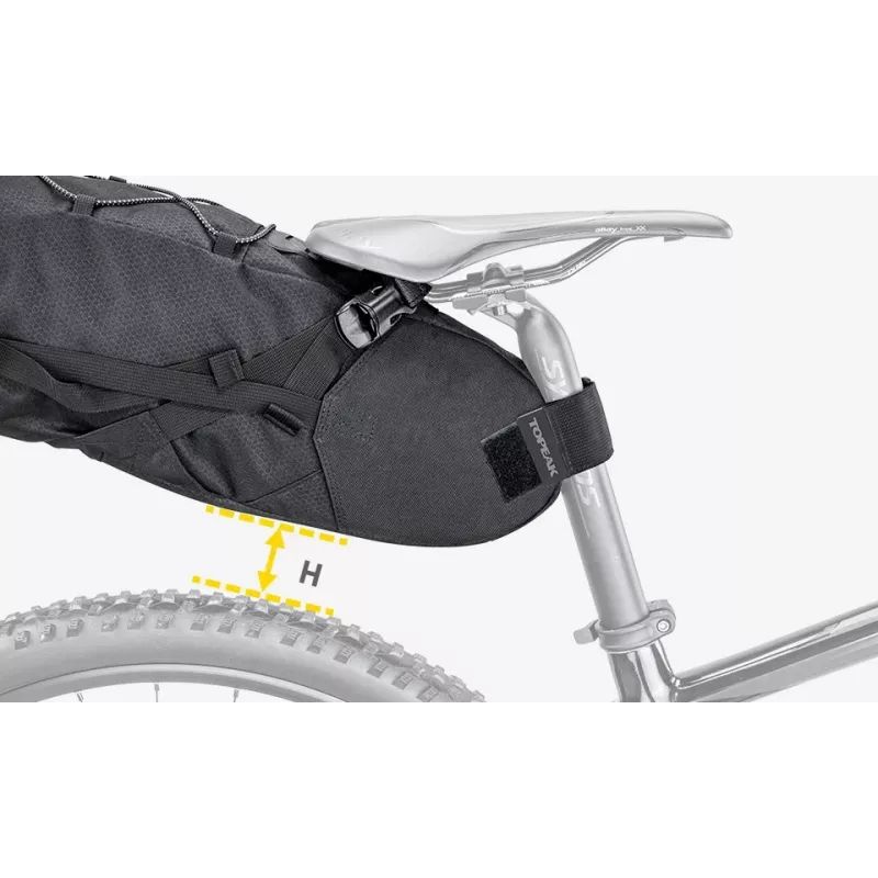 Torba rowerowa Topeak BackLoader 15 L Nylon Polietylen Czarny