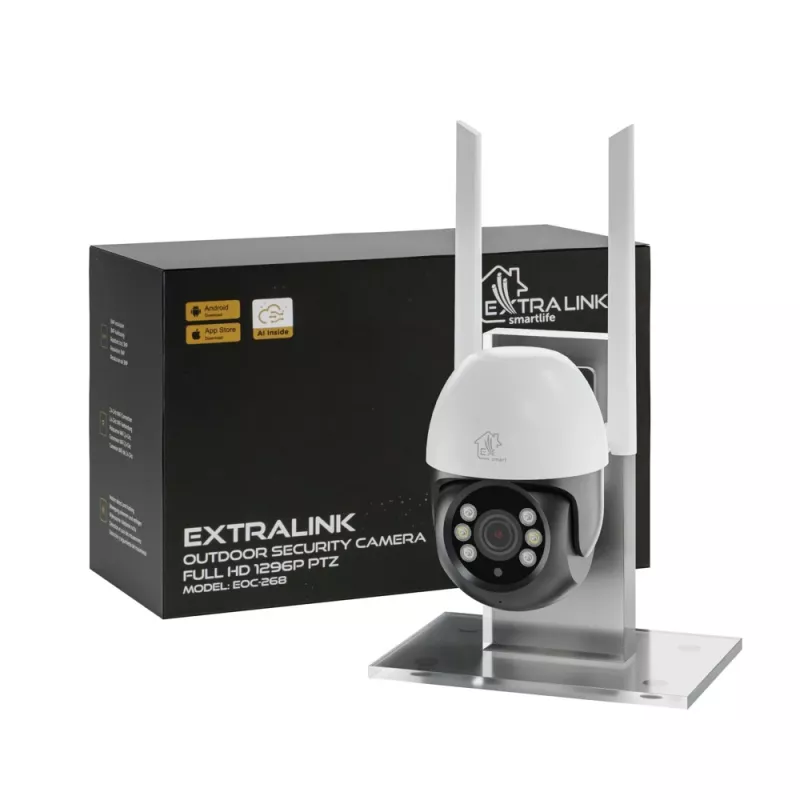 Extralink Perun zewnętrzna kamera bezpieczeństwa EOC-268 | Kamera IP | 1296p, PTZ