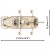 Klocki konstrukcyjne Cobi Sd.Kfz. 9/1 Famo — model z II wojny światowej, 498 elementów, wielokolorowe