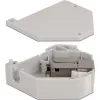 Delock - Modularadapter - DIN rail-mountable - CAT 6a - STP - szary - 1 Connector (86014)