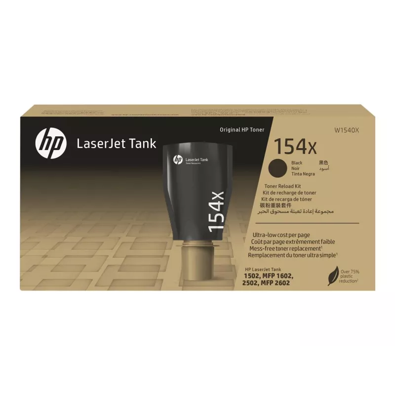 HP 154X High Yield Czarny Oryginalny LaserJet Tank Toner Reload Kit