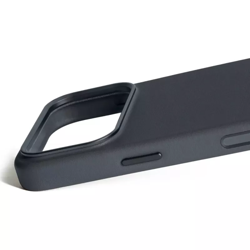 Mujjo Full Leather Case MagSafe etui do iPhone 17 Pro Szary