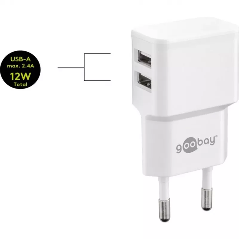 Goobay 44985 Kabel do telefonu komórkowego biały
