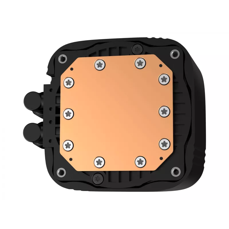 Zintegrowany układ chłodzenia cieczą DeepCool LS520S — wentylatory 120 mm, 500–2250 RPM, czarny, obsługuje LGA1700/AM5/TR4