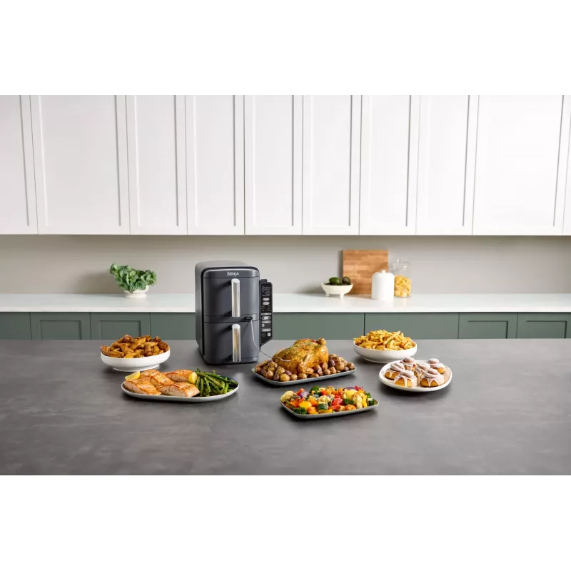 Ninja Double Stack XL Air Fryer 2 komory z sondą temperatury SmartCook 9,5 L SL451EU