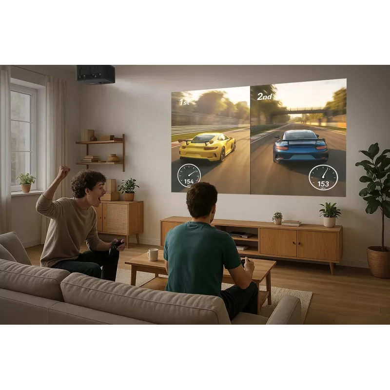 Optoma Photon Life PK32 Projektor krótkiego rzutu 1100 ANSI lumenów DLP UHD 4K (3840x2160) 3D Czarny