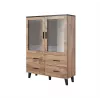 Zestaw mebli do salonu Cama LOTTA 2 (kredens 150 2D3DR + kredens 110 2D4DR + witryna 120 + stolik kawowy 110)
