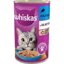 Mokra karma dla kota Whiskas z łososiem 400 g puszka — koty dorosłe, wszystkie rozmiary ras, 5,5% tłuszczu, 6,5% białka