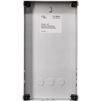 Siedle GU CL 04-0 - Puszka montażowa - Czarny - Stal nierdzewna - Siedle - Stal ocynkowana - 154 mm - 65 mm (210007734-00)