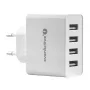 ładowarka sieciowa everActive SC400 z 4 portami USB, łączny prąd wyjściowy 5 A, biała