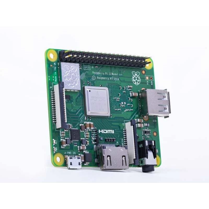 Raspberry Pi 3 Model A+ - Einplatinenrechner - Broadcom BCM2837B0 / 1,4 GHz - RAM 512MB - 802,11a/b/g/n/ac, Bluetooth 4,2 (Raspberry Pi 3 Model A+)