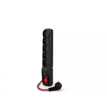 ACAR F5 POWER Czarny 5 gniazd AC 230 V 3 m