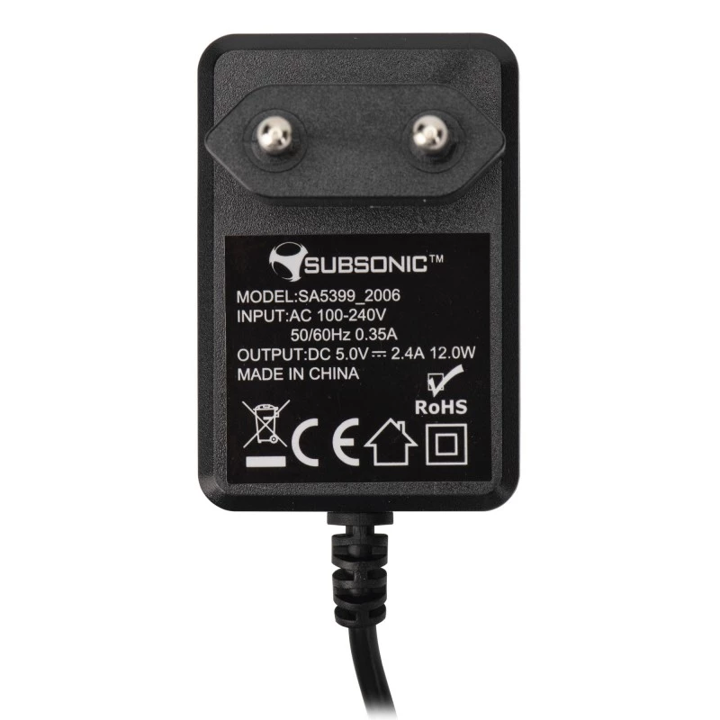 Ładowarka ścienna SUBSONIC SA5399 15W kompaktowa konstrukcja do urządzeń Switch