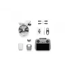 Dron DJI Flip 4 z kamerą 48 MP, 4K (3840x2160), akumulatorem 3110 mAh, 16 m/s, zasięgiem 14 000 m, 4 wirnikami, 0,249 kg, czarno-biały