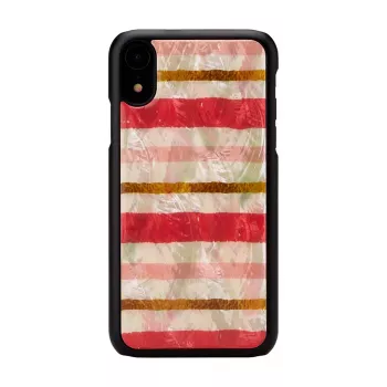 Etui na smartfona iKins do iPhone XR — krótki wzór ciastka, czarne