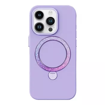 Etui na telefon Joyroom PN-15L4 Dancing Circle do iPhone 15 Pro Max, fioletowe, lekkie etui ochronne