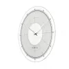 NeXtime klok 8125 Fancy Round, Ø43 cm, ścienna, biało-srebrna